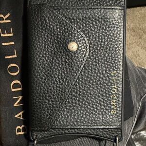 Bandolier Textured Black Phone Case with Gold Accents iPhone 14 Pro Max